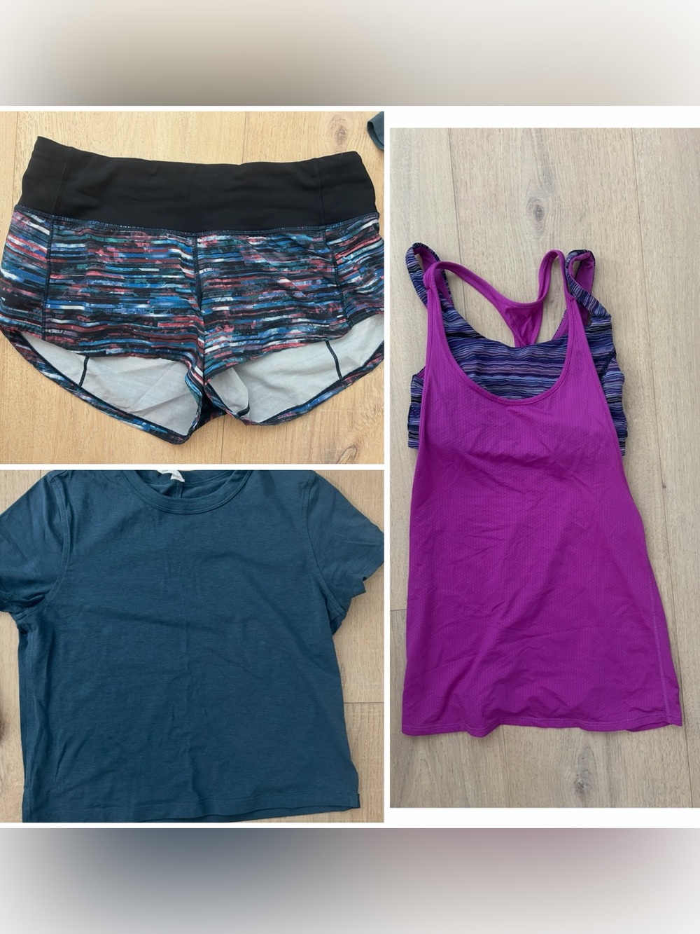 Lululemon Set - Crop Cates tee & Speed Shorts